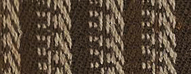 Med Brown Cloth - nub-weave nylon, stitched-in quilted 2"-wide verticle pleats